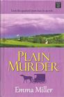 Plain Murder (Center Point Premier Mystery (Large Print))
