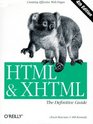 HTML  XHTML  The Definitive Guide
