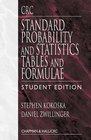 CRC Standard Probability and Statistics Tables and Formulae Student Edition