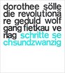 Die revolutionare Geduld Gedichte