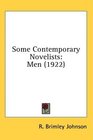 Some Contemporary Novelists Men