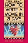 How to Write a Movie in 21 Days The Inner Movie Method