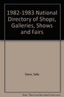 19821983 National Directory of Shops Galleries Shows and Fairs