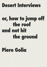 Piero Golia Desert Interviews or How to Jump Off the Roof and Not Hit the Ground