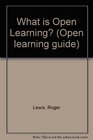 What Is Open Learning