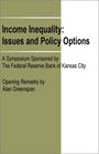 Income Inequality Issues and Policy Options
