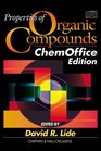 Properties of Organic Compounds Chemoffice Edition