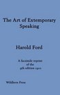 The Art of Extemporary Speaking
