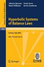 Hyperbolic Systems of Balance Laws Lectures given at the CIME Summer School held in Cetraro Italy July 1421 2003