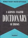 A GermanEnglish Dictionary of Idioms