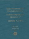 The Foundations of Special Education Selected Papers and Speeches of Samuel A Kirk