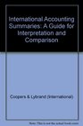 International Accounting Summaries A Guide for Interpretation and Comparison