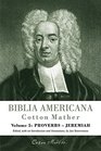 Biblia Americana America's First Bible Commentary A Synoptic Commentary on the Old and New Testaments Volume 5 ProverbsJeremiah
