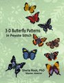 3D Butterfly Patterns in Peyote Stitch