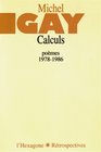 Calculs Poemes 19781986