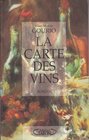 La carte des vins Roman