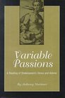 Variable Passions A Reading of Shakespeare's Venus and Adonis
