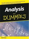 Analysis fur Dummies