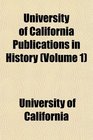 University of California Publications in History