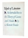 Kinds of Literature An Introduction to the Theory of Genres and Modes