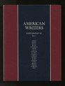 American Writers A Collection of Literary Biographies Supplement III Part 1 John Ashbery to Walker Percy