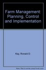 Farm Management Planning Control and Implementation