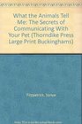 What the Animals Tell Me: The Secrets of Communicating With Your Pet (Thorndike Large Print General Series)