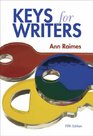 Keys for Writers with Bookmark