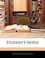 Student'S Notes