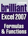Brilliant Microsoft Excel 2007 Formulas And Functions