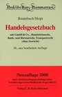 Handelsgesetzbuch Mit GmbH  Co Handelsklauseln Bank und Borsenrecht Transportrecht