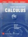 Calculus / Graphical Numerical Algebraic Teacher's Guide with Answers