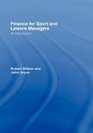 Finance for Sport and Leisure Managers An Introduction