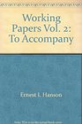 Working Papers Vol 2 To Accompany Principles of Accounting Sixth Edition Chapters 1428