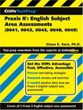 CliffsTestPrep Praxis II English Subject Area Assessments