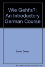 Wie geht's: An introductory German course