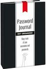 Password Journal Midnight Black