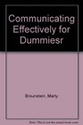 Communicating Effectively for Dummiesr