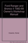 Ford Ranger  Bronco II Owners workshop manual