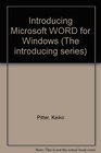 Introducing Microsoft Word for Windows 20