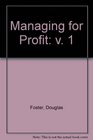 Managing for Profit v 1
