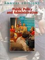 Annual Editions Public Policy and Administration 9/e