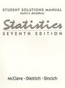 Statistics Student Solutions Manual