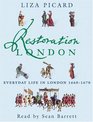 Restoration London Everyday Life in the 1660s