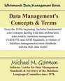 Data Management's Concepts  Terms