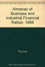 Almanac of Business and Industrial Financial Ratios 1988