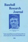 The Baseball Research Journal  1980