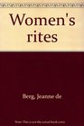 Women's rites