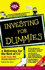 Investing for Dummies A Reference for the Rest of Us