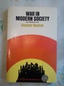 War in Modern Society An Introduction